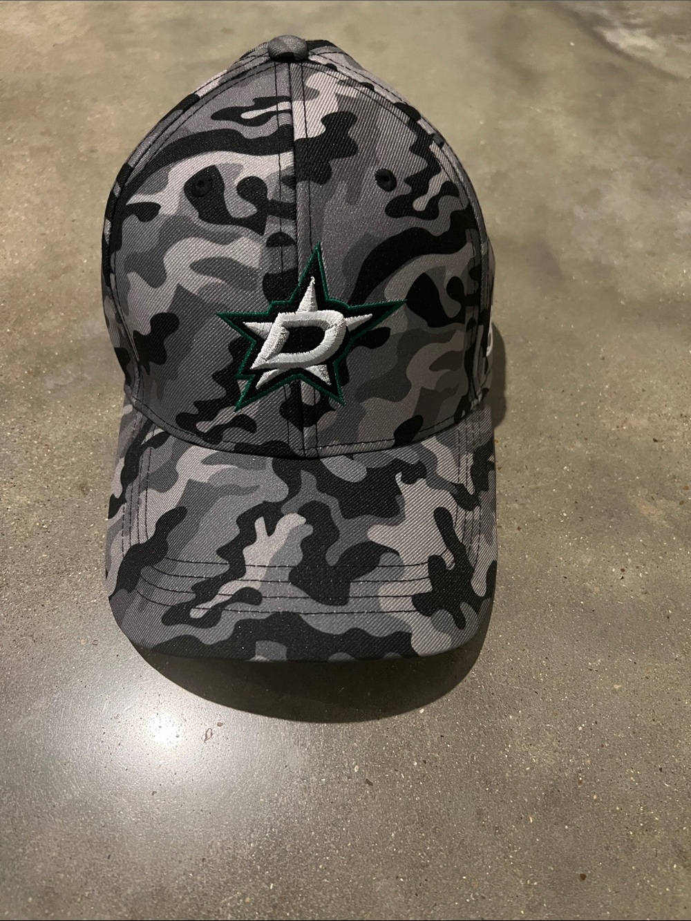 Dallas Stars Gray Camo Baseball Cap